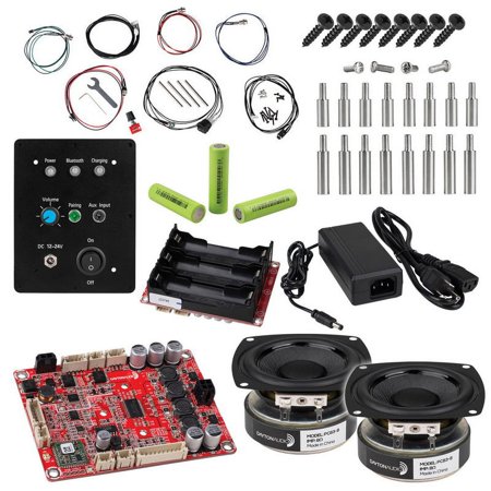Parts Express Small Portable Bluetooth Ammo Box Speaker Kit Components