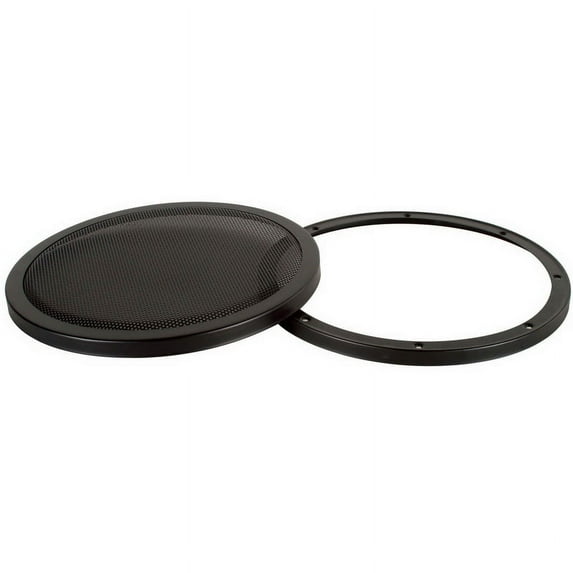 Parts Express Steel Mesh 2-Piece Grill for 10" Speaker Black