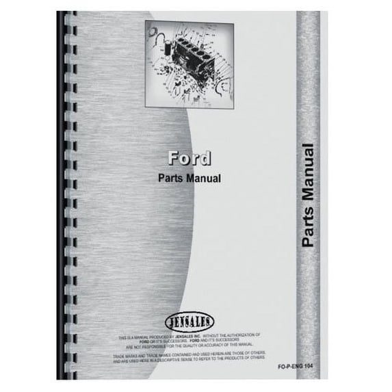 Parts Manual fits Ford CL20