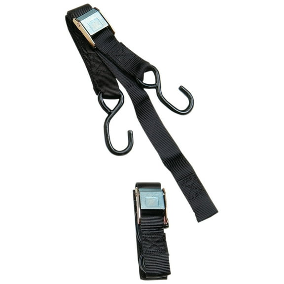 Parts Unlimited 1.5" Heavy Duty Cam Buckle Tie Downs w/Built-In Assist (TD00300)