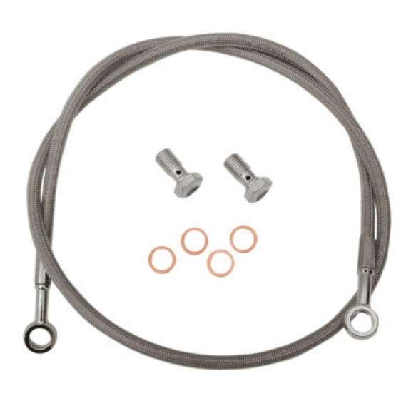 Parts Unlimited 1741-5075 Extended Length Brake Line - 37in.