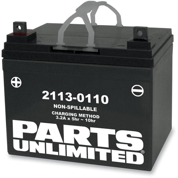 Parts Unlimited 2113-0371 AGM Maintenance Free Battery