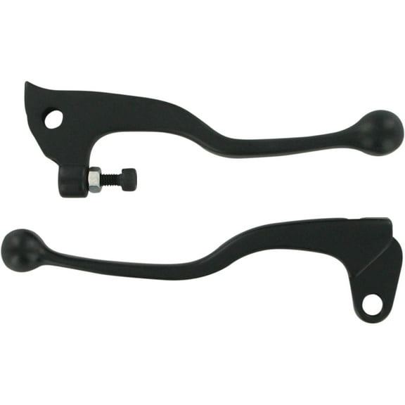 Parts Unlimited Shorty Style Power Black Lever Set (44-8106)