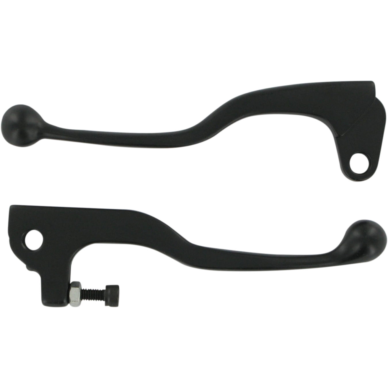 Parts Unlimited Shorty Style Power Black Lever Set (44-8107)