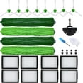 thumbnail image 1 of Parts accessories Compatible for iRobot Roomba e5 e6 i1 i2 i3 i4 i5 i6 i7 i8 j5 j6 j7 j8 and all Plus i e j Series Vacuum Cleaner 2 Set Roller Brushes 8 HEPA Filters 8 Side Brushes 1 caster wheel, 1 of 8