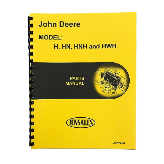 Parts manual reprints Fits John Deere Tractor PC304