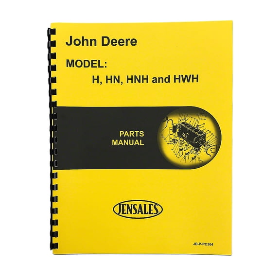 Parts manual reprints Fits John Deere Tractor    PC304