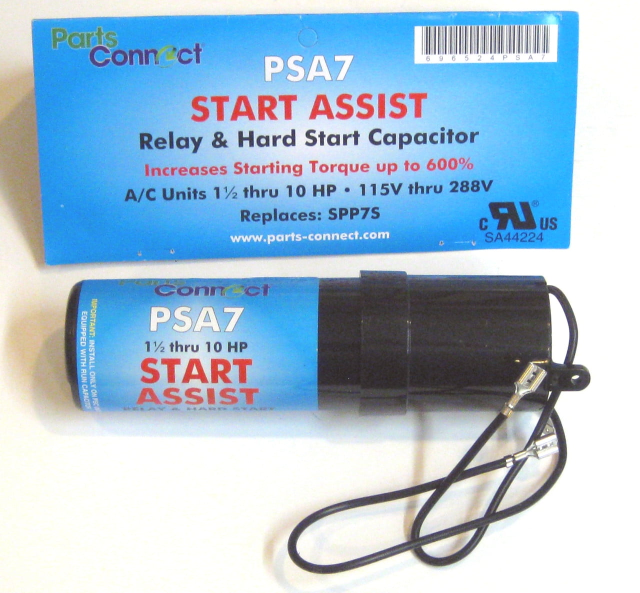 PartsConnect PSA7 Air Conditioner HVAC Compressor Hard Start Capacitor