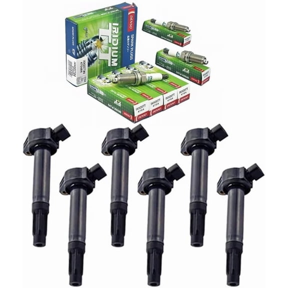PartsDrive OEM Ignition Coil Pack & DENSO Iridium TT Spark Plug Replacement For Toyota Avalon Camry Highlander Sienna Lexus ES350 RX350 RX350L RX450h RX450h RX450hL 2019 2020 2021 2022 2023 2024