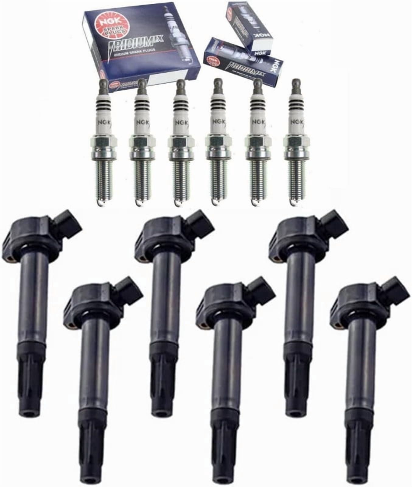 PartsDrive OEM Ignition Coil Pack & NGK Iridium IX Spark Plug Replacement For Toyota Avalon Camry Highlander Sienna Venza Lexus ES350 RX350 RX450h RX450h 2010 2011 2012 2013 2014 2015 2016 2017 2018