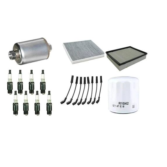 PartsDrive OEM Tune Up Kit Filter Wire Plugs For CHEVY AVALANCHE 1500 V8 5.3L, SQUARE COIL 2003