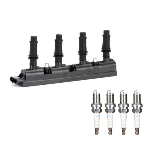 PartsDrive OEM Ignition Coil & 4X ACDelco Spark Plugs GM For Buick Encore Chevy Cruze Sonic 1.4L OEM