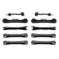 thumbnail image 1 of PartsW - 10 Pc Front & Rear Upper Control Arms + Front & Rear Lower Control Arms + Sway Bar End Links Fits Jeep TJ 1997-2006 All Models Jeep Wrangler 1997-2006 All Models, 1 of 4