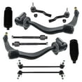 thumbnail image 1 of PartsW - 10 Pc Front Suspension Kit Lower Control Arms, Sway Bar Links, Tie Rod Ends, Rack & Pinion Bellow Boots Steering Set for INFINITI FX35 INFINITI FX45, 1 of 4