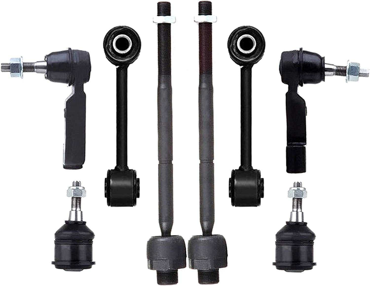 PartsW - 10 Pc Suspension Kit Front Sway Bar End Link Inner Outer Tie ...