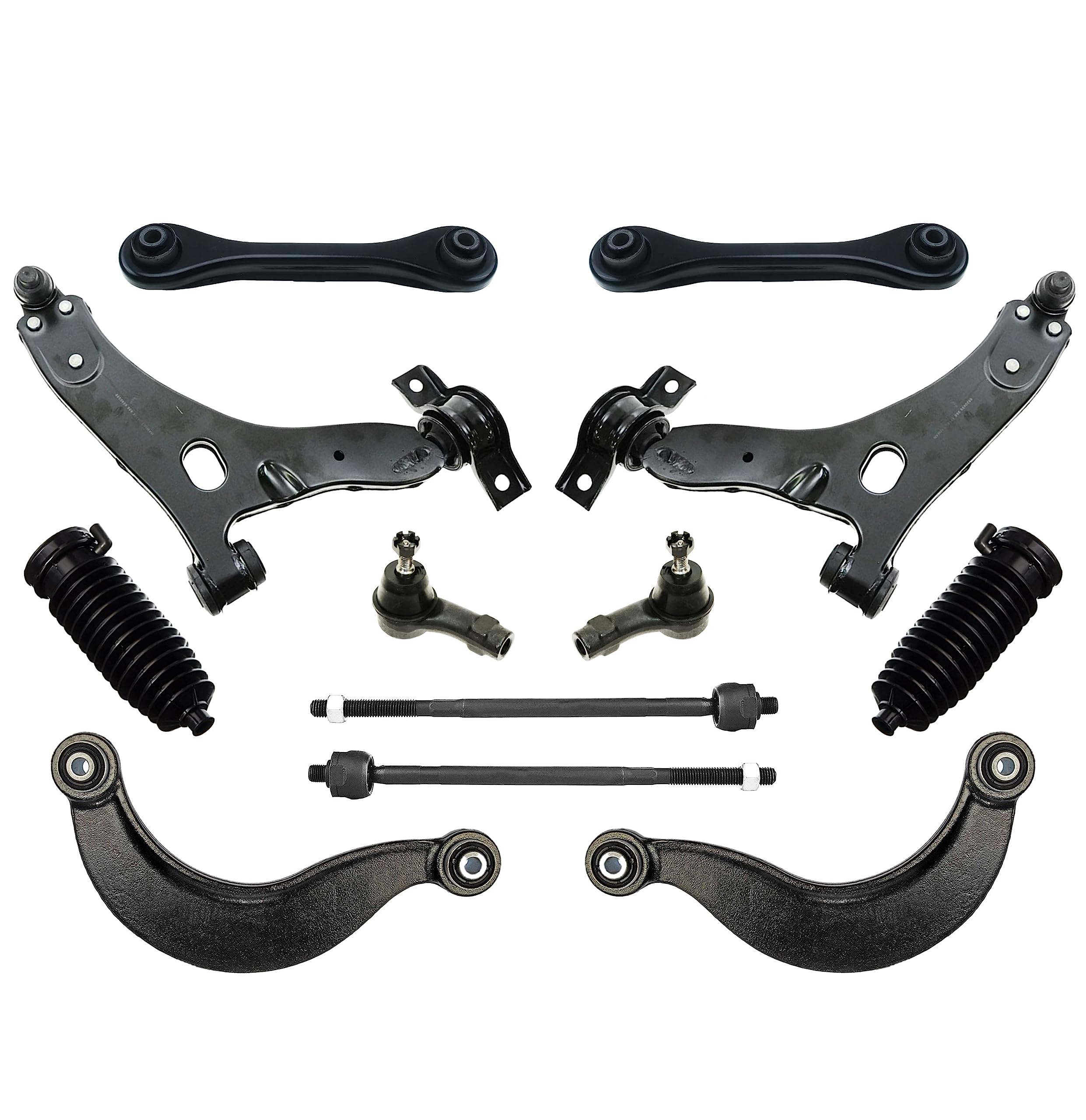 6Pcs Rear Lower Upper Control Arm For 2000-2006 Ford Focus