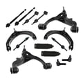 thumbnail image 1 of PartsW - 14 Pc Lower & Upper Control Arms, Front Rear Sway Bar Links, Tie Rod Ends with Bellow Boots, Suspension Kit Compatible with 4WD Models Fits Dodge Ram 1500 4WD with 5 Lug Wheels//, 1 of 4