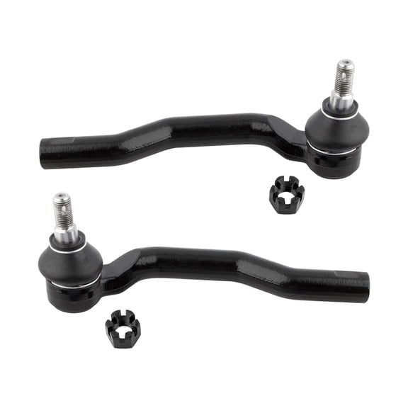 PartsW - 2 Pieces Front Outer Tie Rod Ends, Driver & Passenger Steering Kit for Mazda CX-7 / Mazda CX-9