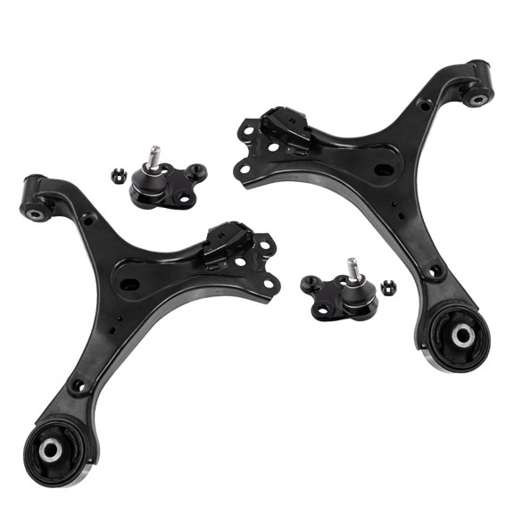 PartsW - 4 Pc Front LEFT RIGHT Lower Control Arms + B Joints Suspension Kit Fits Acura ILX 2013-2015/Honda Civic 2012/Honda Civic 2013