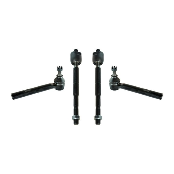PartsW - 4 Pc Front Steering Inner & Outer Tie Rod Ends LEFT RIGHT Side Kit for Lexus RX330, Lexus RX350, Toyota Highlander / EV80945 ES80944