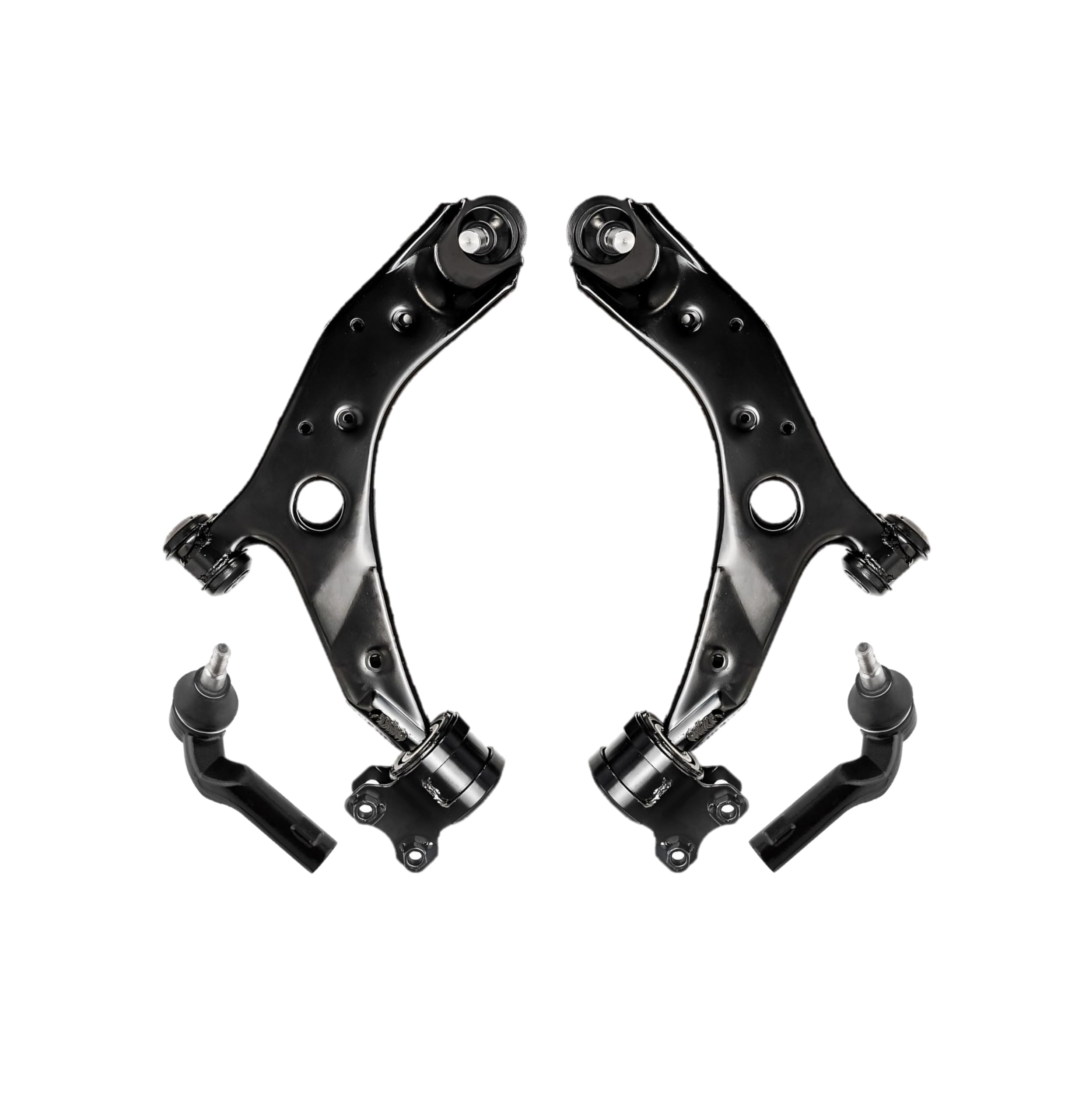 8 Pc Upper Lower Control Arm Ball Joint Inner Outer Tie Rod Ends for Mazda 3 5 8 Pc Upper Lower Control Arm Ball Joint Inner Outer Tie Rod Ends for Mazda 3 5