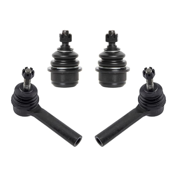 PartsW - 4 Pc Front Suspension Kit Outer Tie Rod Ends + Lower Ball Joints for Chrysler 200, Chrysler Sebring, Dodge Avenger, Dodge Journey