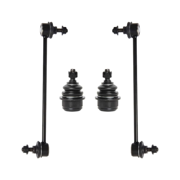 PartsW - 4 Pc Front Sway Bar End Links + Lower Ball Joints, Suspension Kit for Chrysler 200, Chrysler Sebring, Dodge Avenger / K500120 K750385