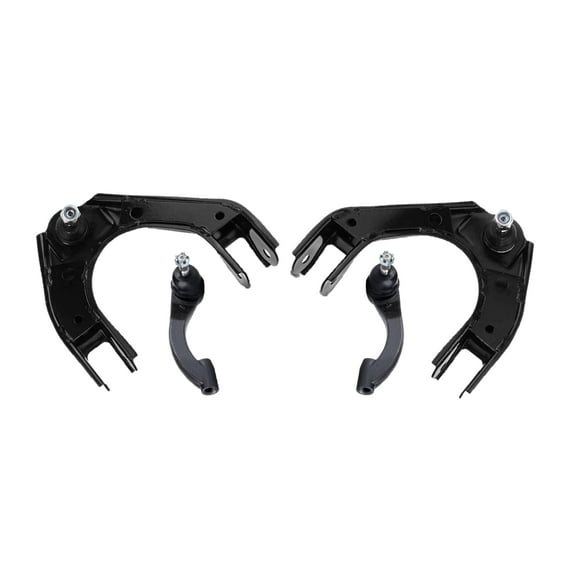 PartsW - 4 Pc Front Upper Control Arms Ball Joints Outer Tie Rod Ends Suspension Kit for Chrysler Cirrus Sebring Dodge Stratus Plymouth Breeze