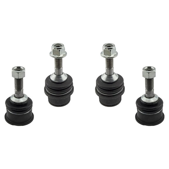 PartsW - 4 Pieces Front Lower Ball Joints + Upper Ball Joints, Driver & Passenger Side Suspension Kit