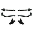 thumbnail image 1 of PartsW - 6 Pc Front Lower Ball Joints + Outer & Inner Tie Rod Ends, Driver Passenger Side Suspension Kit Fits Hyundai Elantra/Hyundai Elantra 2.0L L4/Kia Forte with Electronic Control Steering (ECS), 1 of 4