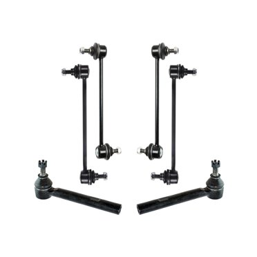 6-Piece Steering & Suspension Kit With Sway Bar End Links And Outer Tie Rod Ends – For Nissan Altima, Maxima, Murano