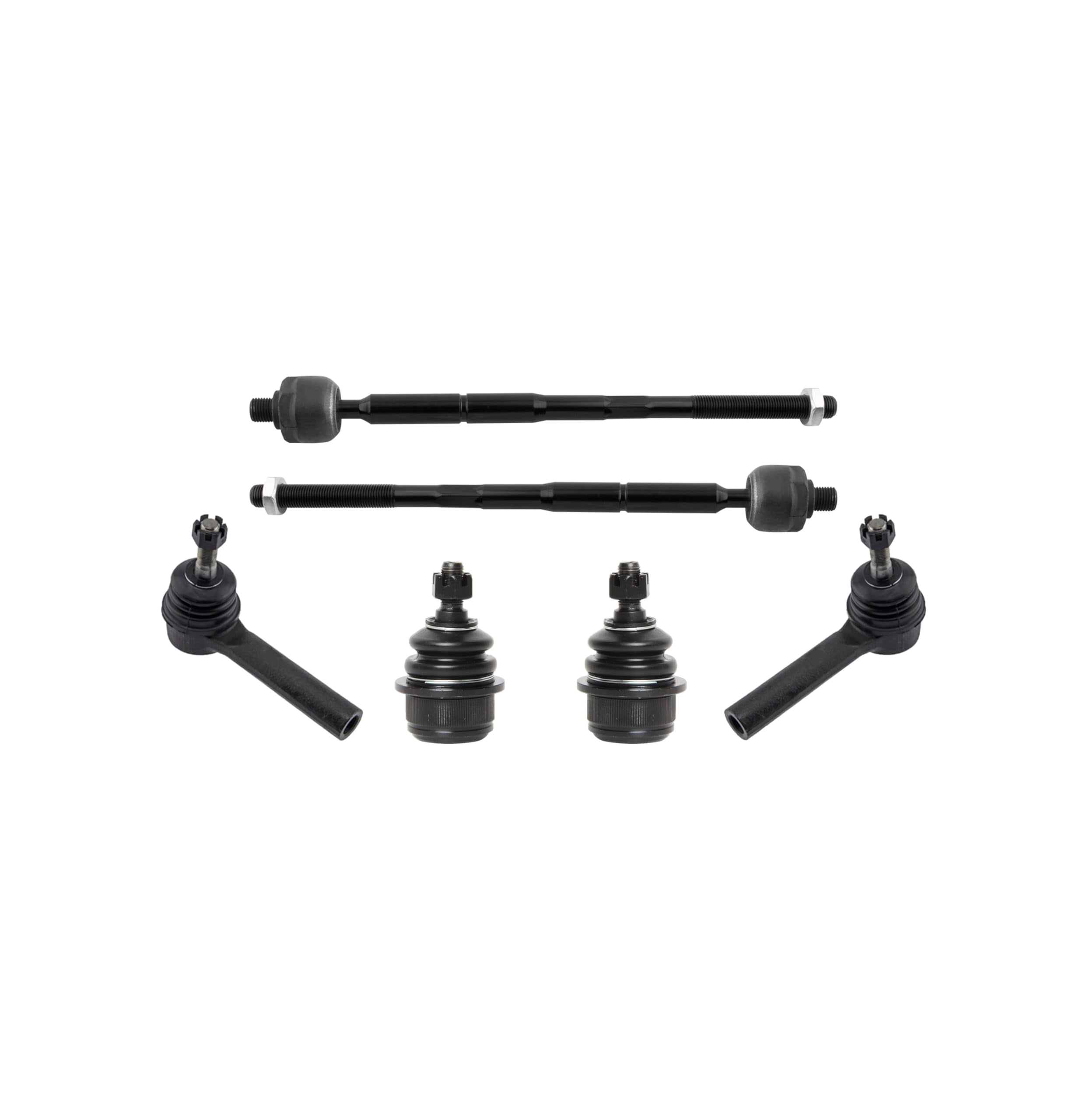 PartsW 10 Pc Front Suspension Kit Upper Control Arms With