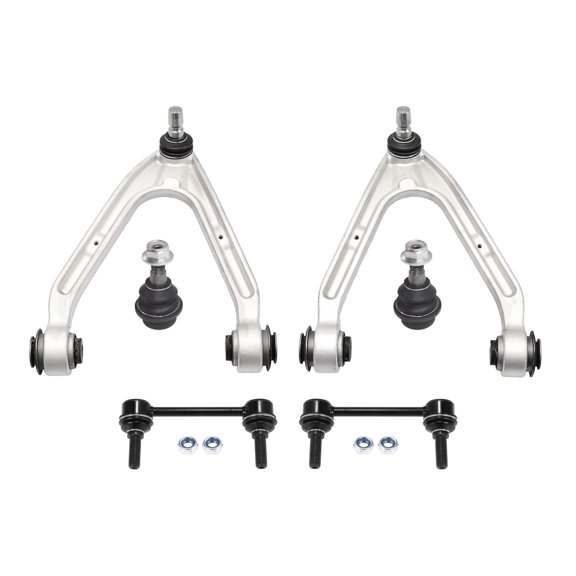 PartsW - 6 Pc Upper Control Arms, Sway Bar End Links, Lower Ball Joints, Front Suspension Kit for Hummer H3 2006-2010 / Hummer H3T 2009-2010