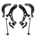 thumbnail image 1 of PartsW - 8 Pc Front Lower Control Arms, Rear Upper Control Arms, Sway Bar Links, Outer Tie Rod Ends, Suspension Kit for Mazda 3, Mazda 3 Sport, Mazda 5, 1 of 4