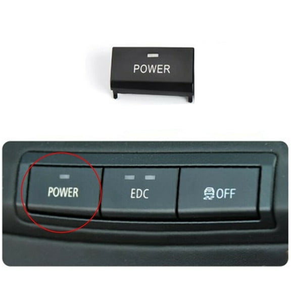 Partscollect Car Center Console Switch Button Multi-Function Switch Power Button Compatible with BMW 3 Series E90 E92 E93 M3 2005 2206 2007 2008 2009 2010 2011 2012 Replaces OE# 61317841136