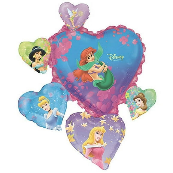 Disney Princess Hearts Supershape Foil Mylar Balloon (1ct)