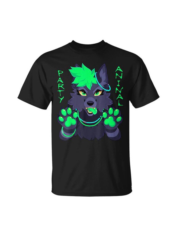 Party Animal Furry Fandom TShirt