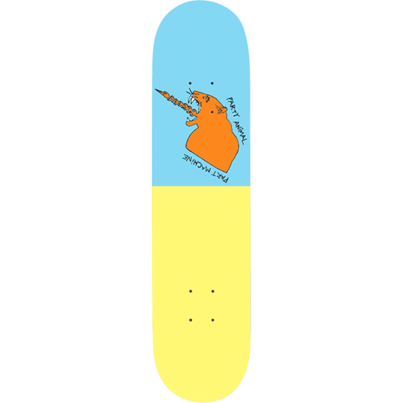 Party Animal Part Machine Cougar 20 Skateboard Deck 8.75