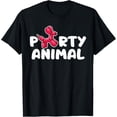 thumbnail image 1 of Party Animal - Red Balloon Dog Puppy Surprise T-Shirt men and women can wear, black, white, gifts, 1 of 4