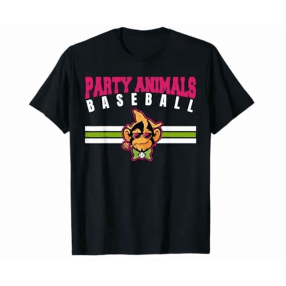 Party Animals Baseball Retro Monkey Sunglasses Shirt