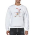 thumbnail image 1 of Party Animals Collection B. Sweatshirt Men -June Erica Vess Designs, Male Medium, 1 of 4