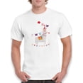 thumbnail image 1 of Party Animals Collection B T-Shirt Men -June Erica Vess Designs, Male 4X-Large, 1 of 4