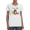 thumbnail image 1 of Party Animals Collection C T-Shirt Women -June Erica Vess Designs, Female 5X-Large, 1 of 4