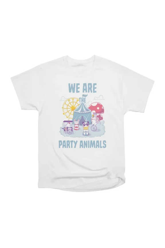 Party Animals Kawaii by Tobe Fonseca T-Shirt Tee Gift For Him Merch For Her Apparel For Fr