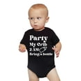 thumbnail image 1 of Party At My Crib Onesie Bodysuit, Funny Cute Baby Shower Baby Bodysuit Infant Romper Onesie Creeper Newborn, Baby Shower Gift for Newborns, 1 of 5