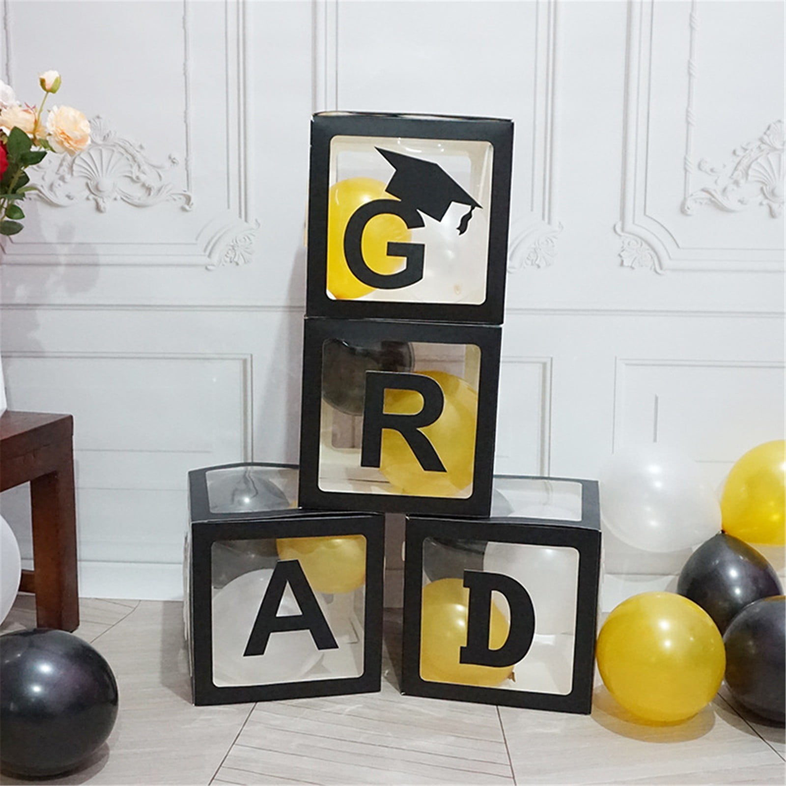 Party Balloon 2024 Balloons Boxes Grad So Proud of You Graduations 2024