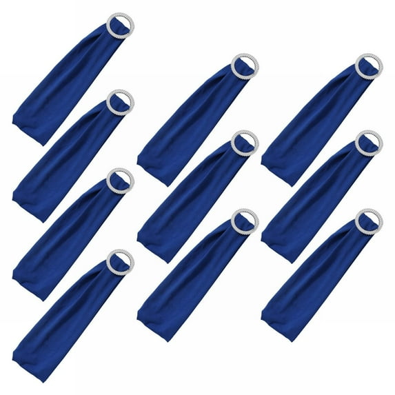 Party Balloon, Ongmies 10Pcs Hotel Wedding Banquet Chair Back Cover Decoration Bow Chair Cover Chair Streamer Elastic Strap, Event & Party, 10 Sets of Chair Back Covers