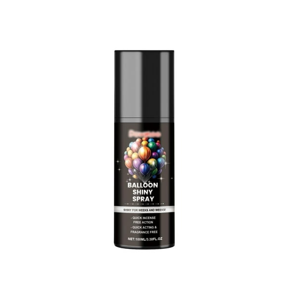 Party Balloon, Ongmies Balloon Spray Shine High Shine Balloon Spray Balloons Enhancement Gloss Keep The Balloons Texture and Glossy Long Lasting Non Oxidizing Scene Decoration 100Ml, Event & Party