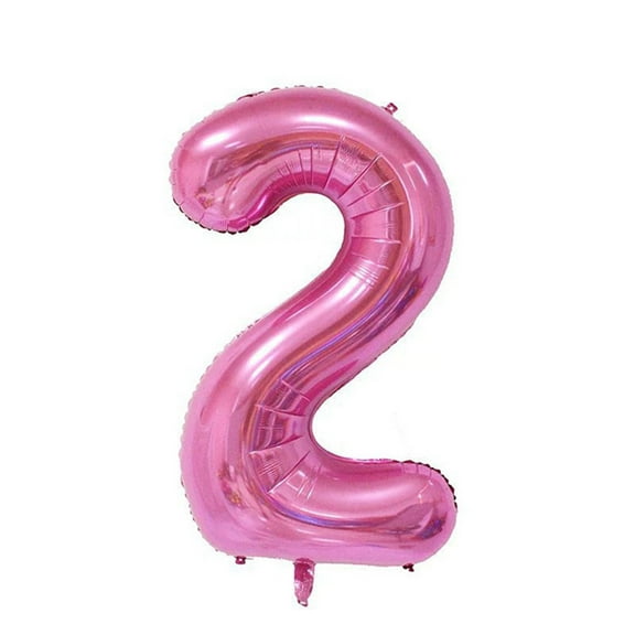 Party Balloons Decorations,Pink Foil Number 0 Balloon, 40 Inch Large Helium Mylar Balloon for Birthday, Anniversary, Party Decorations, Reusable and Easy to Inflate