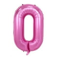 thumbnail image 1 of Party Balloons Decorations,Pink Foil Number 0 Balloon, 40 Inch Large Helium Mylar Balloon for Birthday, Anniversary, Party Decorations, Reusable and Easy to Inflate, 1 of 3